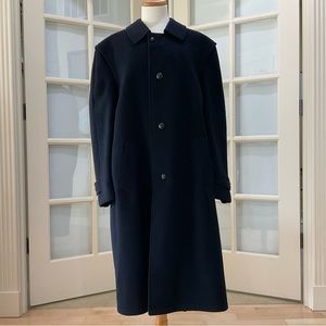 Elegant Midnight Blue Trench Coat